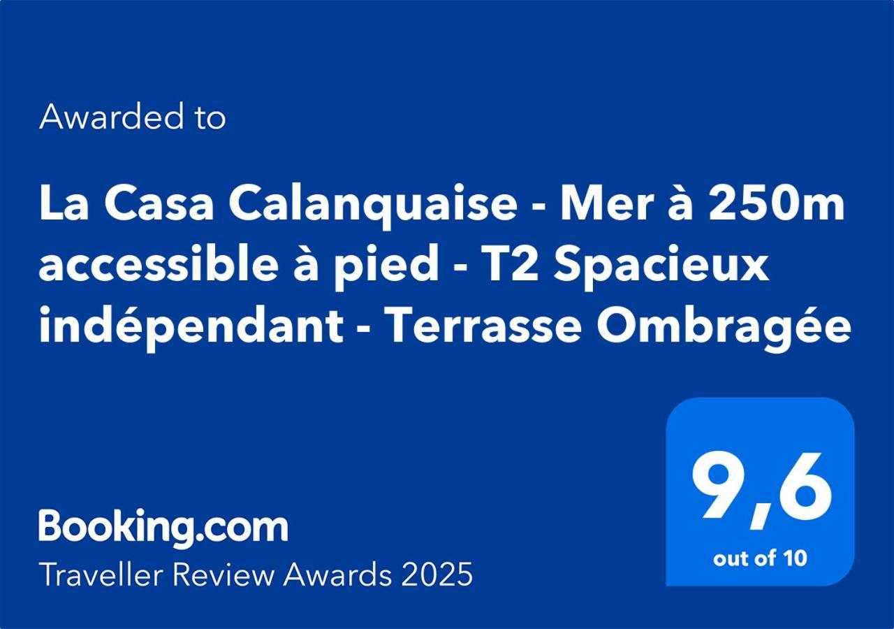 La Casa Calanquaise - Mer A 250M Accessible A Pied - T2 Spacieux Independant - Terrasse Ombragee Ensues-la-Redonne Buitenkant foto